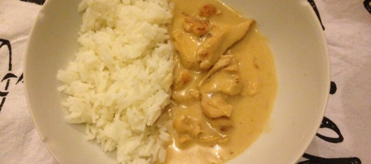 Émincé de poulet à la crème