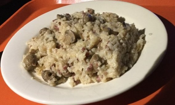 Risotto lardons & champignons