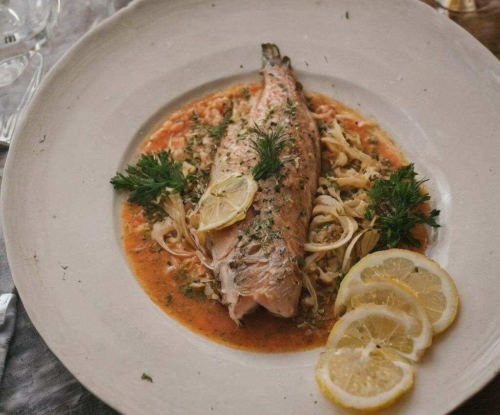 Truites au vin blanc au cookeo