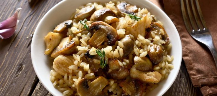 Risotto aux champignons de Paris WW