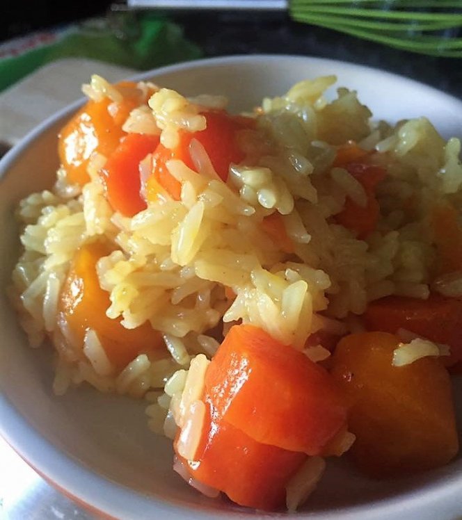 Riz, carotte et curry d'Elodie au cookeo - Cookeo Mania