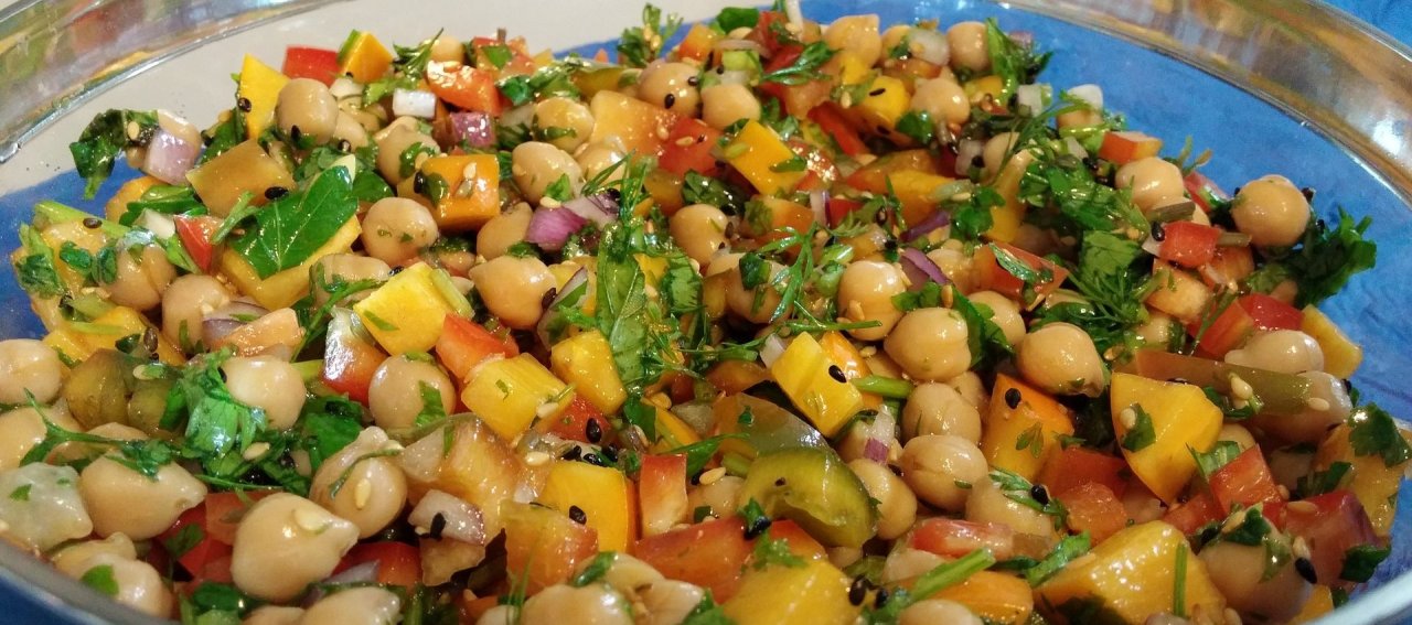 Salade de pois chiches au cookeo Cookeo Mania