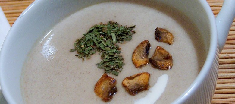 Velouté de poireaux aux champignons au cookeo