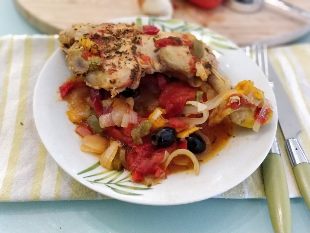 Cuisses de poulet à la Provençale au cookeo - Cookeo Mania