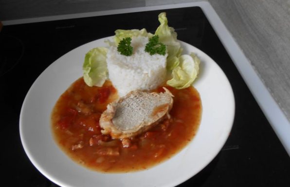 Roti de porc tomates au cookeo