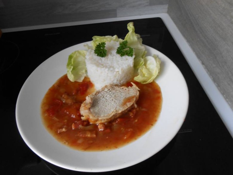 Roti de porc tomates au cookeo