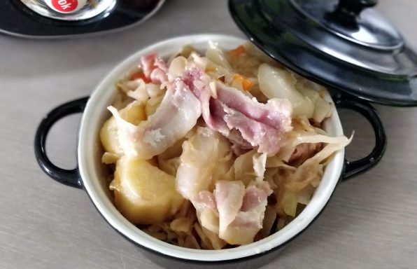 Chou blanc façon potée sans saucisse au cookeo