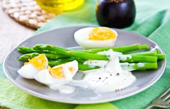 Asperges au fromage blanc ww au cookeo