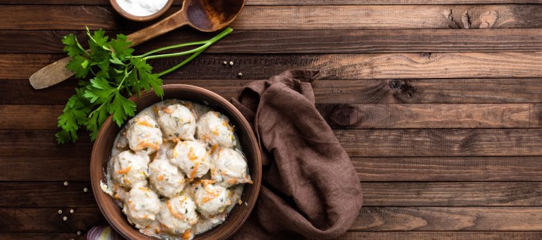 Boulettes de viande de poulet à la crème au cookeo