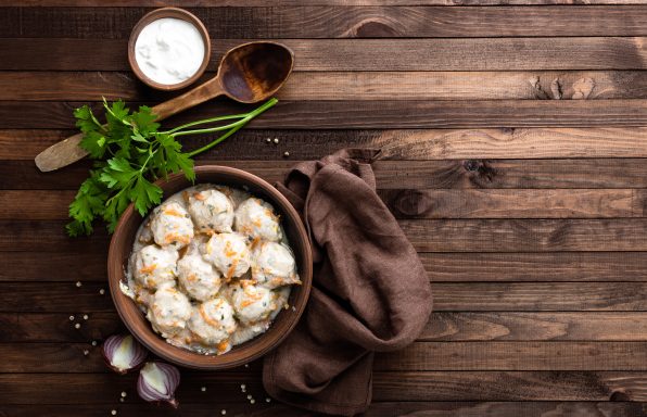 Boulettes de viande de poulet à la crème au cookeo