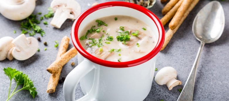 Velouté de champignons de Paris au cookeo