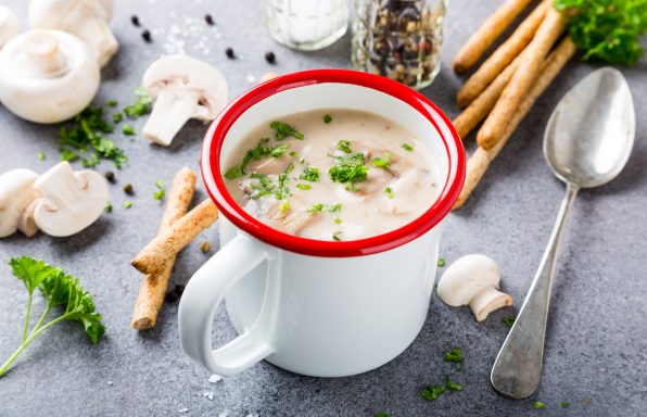 Velouté de champignons de Paris au cookeo