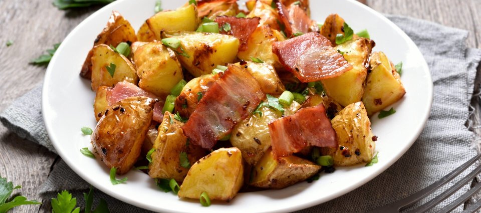 Pommes de terre sautées au bacon au cookeo