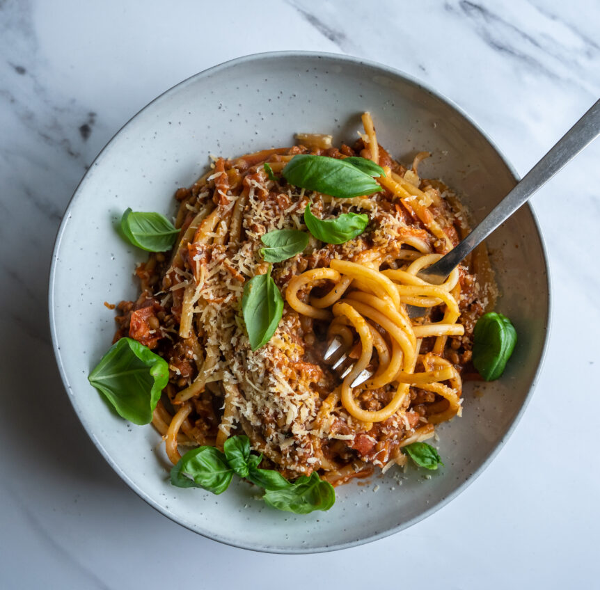 Bolognaise Végétarienne à Base De Lentilles Au Cookeo - Cookeo Mania