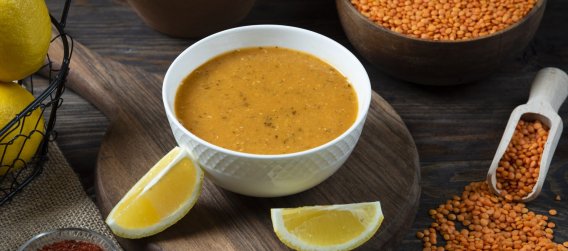 Velouté de Lentilles Corail au Citron au cookeo