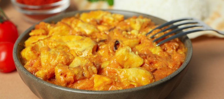 Poulet à l'ananas et au curry au Cookeo