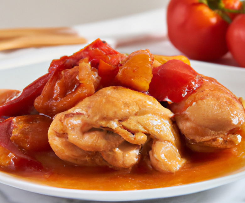 Recette authentique de Poulet Basquaise