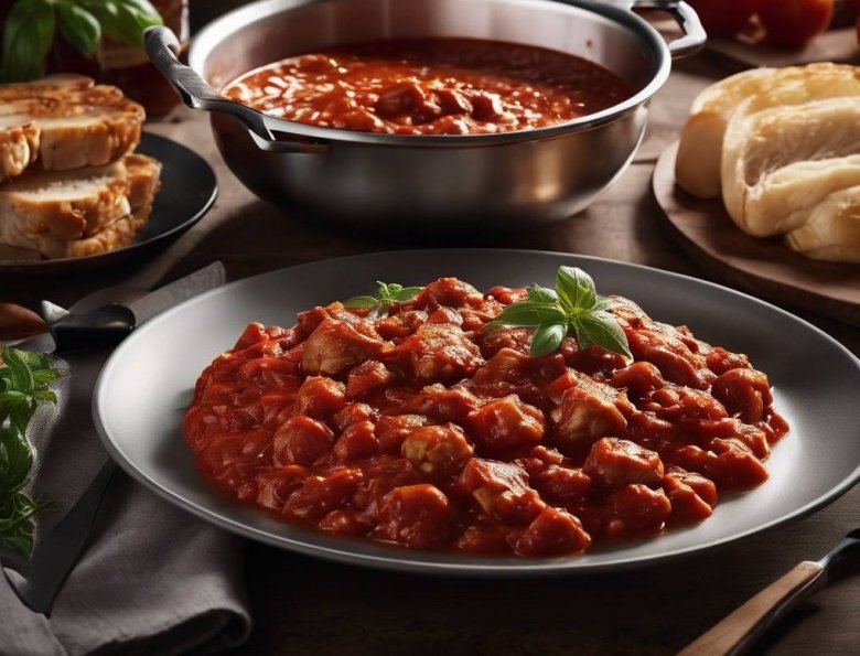 Blanc de Poulet au Concentré de Tomates