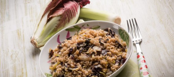 Risotto aux Endives Rouges et aux Poireaux au Cookeo