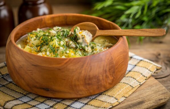 Soupe onctueuse d'orge et légumes au cookeo