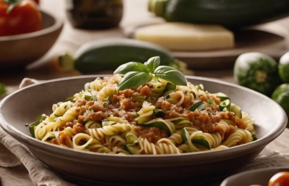 Dîner Rapide : One Pot Pasta Bolognaise courgette