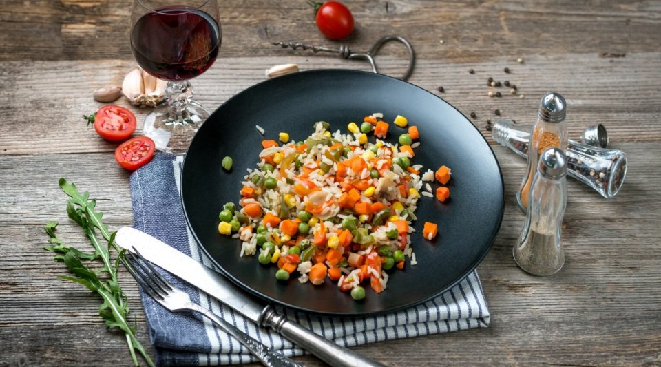 Riz Pilaf aux Légumes Colorés au Cookeo