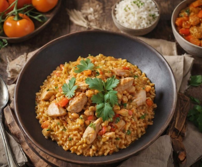 Poulet et Riz au Cookeo