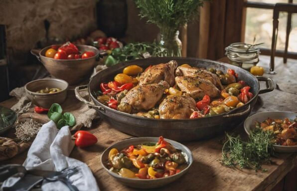 Poulet à la Provençale au Cookeo