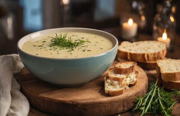 Soupe Gourmande Poireaux et Boursin au cookeo