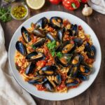 Pâtes aux moules, chorizo, poivron et sauce tomate : un mélange de saveurs méditerranéennes