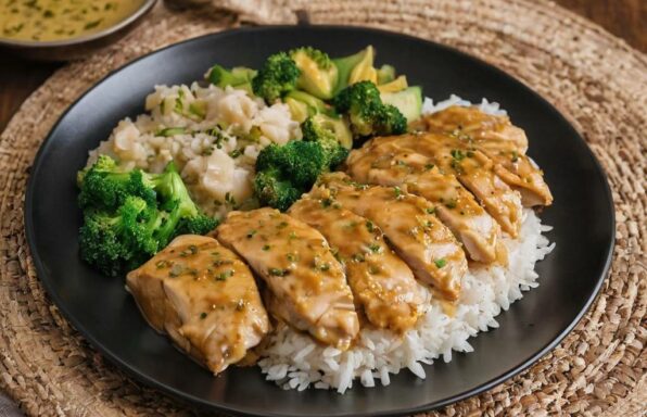 Filets de poulet au deux moutardes et au miel