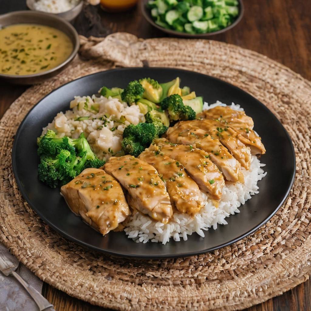 Filets de poulet au deux moutardes et au miel