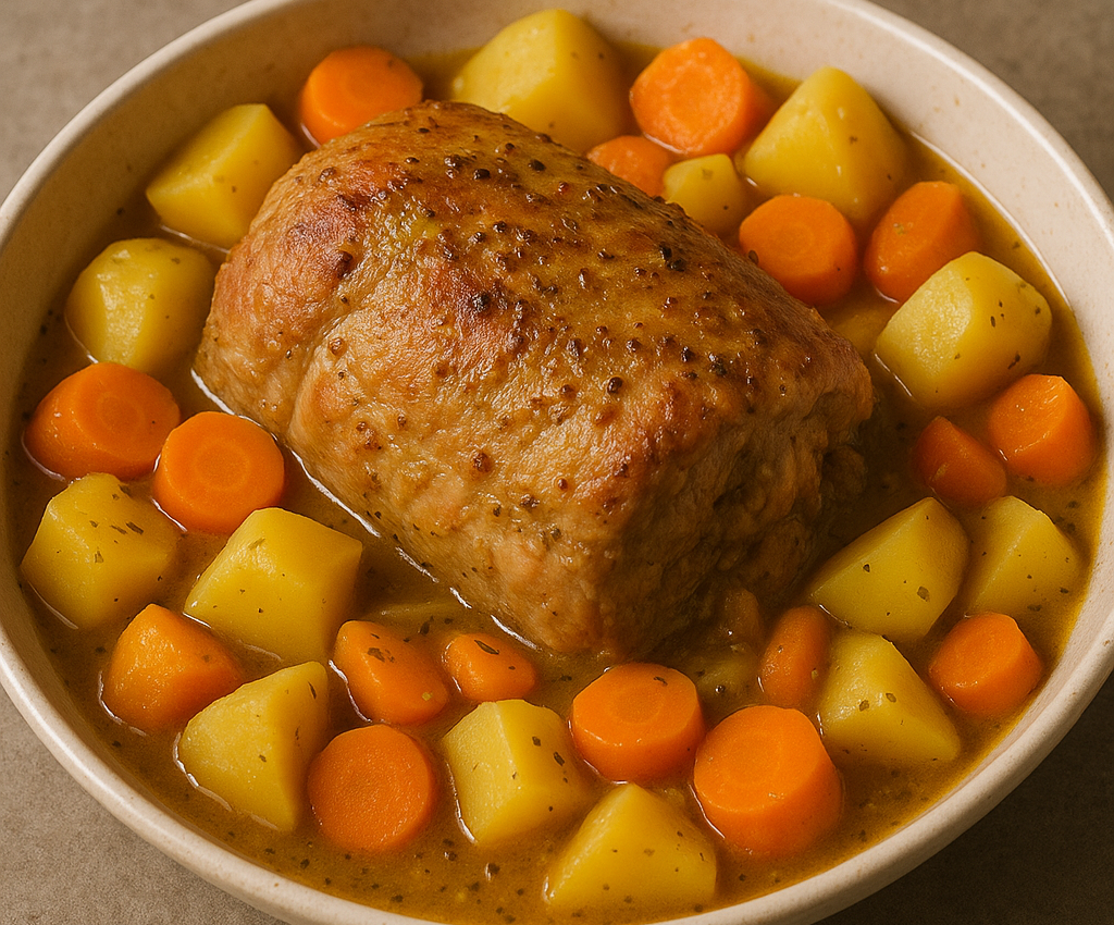 Palette à la diable aux pommes de terre et carottes au cookeo